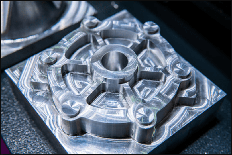 Precision milled aluminum part